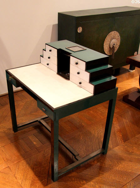 Lady's tiered writing desk (c1925) by Jean-Charles Moreux of Paris at Museum of Decorative Arts. Paris, France.