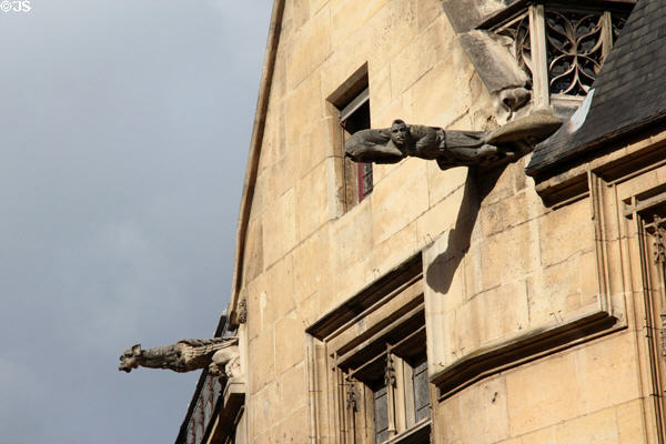 Gargoyles at Cluny Museum. Paris, France.