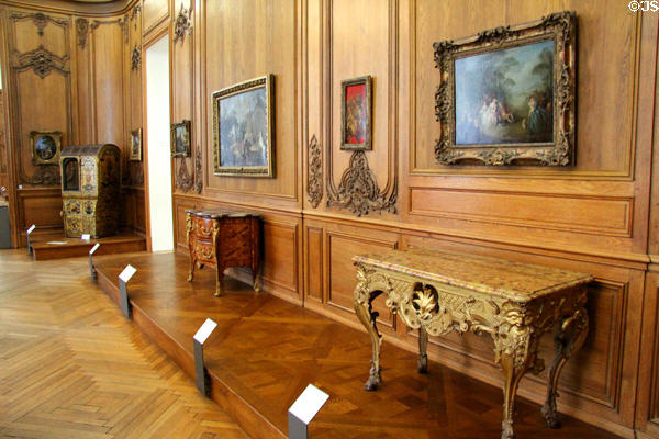 European decorative arts & paintings at Petit Palace Museum. Paris, France.