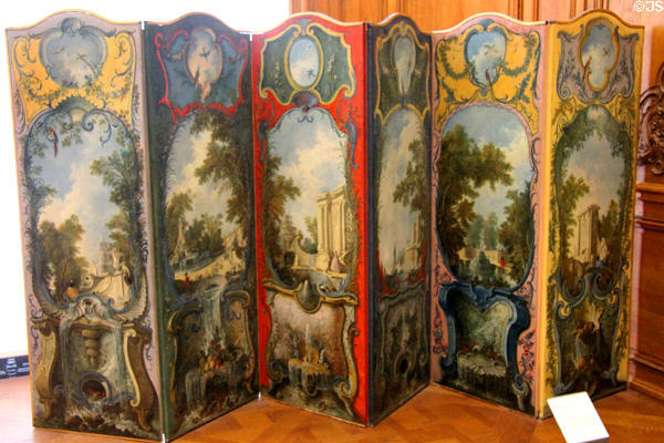 Screen painting (c1735) by Jacques de Lajoue at Petit Palace Museum. Paris, France.