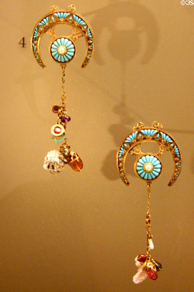 Elements from wedding head crown (c1900) by Georges Fouquet after Mucha at Petit Palace Museum. Paris, France.
