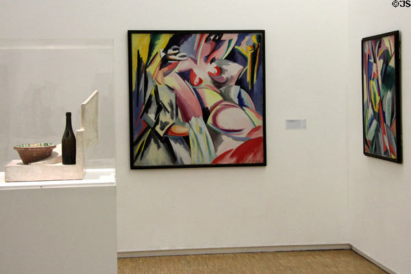 Modern gallery at Georges Pompidou Center. Paris, France.