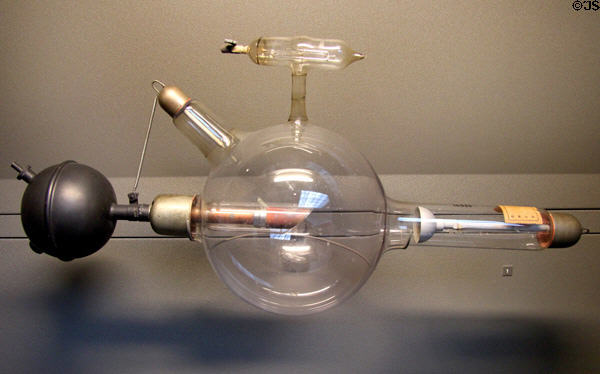 X-ray tube (early 20thC) at Arts et Metiers Museum. Paris, France.
