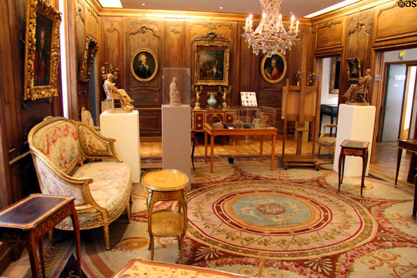 Parlor at Cognacq-Jay Museum. Paris, France.