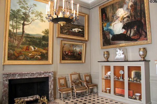 Paintings & decorative arts at Museum of Hunting & Nature. Paris, France.