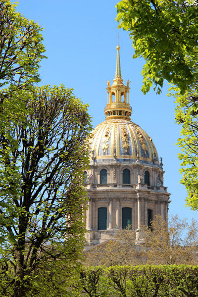 Dome of Les Invalides. Paris, France.