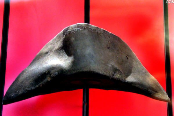 Hat of Napoleon Bonaparte (c1799-1804) at Les Invalides. Paris, France.