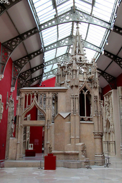Gallery of Gothic church casts at Musée des Monuments Français. Paris, France.