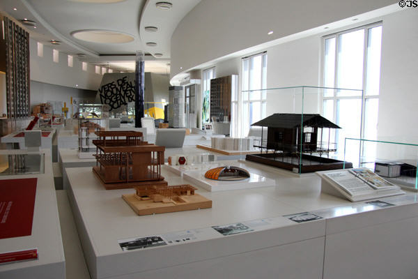 Gallery of modern architecture of France at Musée des Monuments Français. Paris, France.