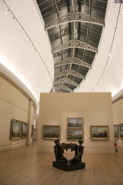 Nautical painting collection at Musée de la Marine. Paris, France.
