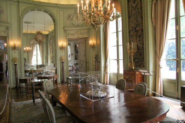 Dining room at Nissim de Camondo Museum. Paris, France.