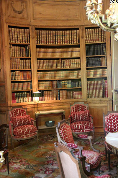 Library at Nissim de Camondo Museum. Paris, France.