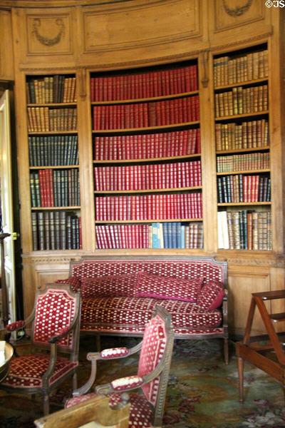 Library at Nissim de Camondo Museum. Paris, France.