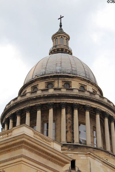 Dome of Pantheon which honors national heroes of France. Paris, France.