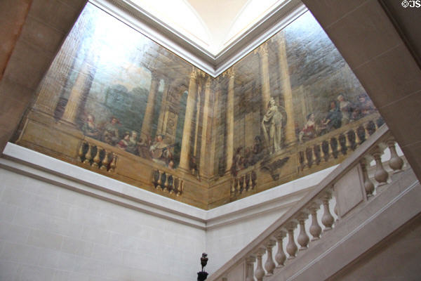 Wall paintings, formerly at Luynes mansion, prior to its destruction, by Paolo-Antonio Brunetti at Carnavalet Museum. Paris, France.