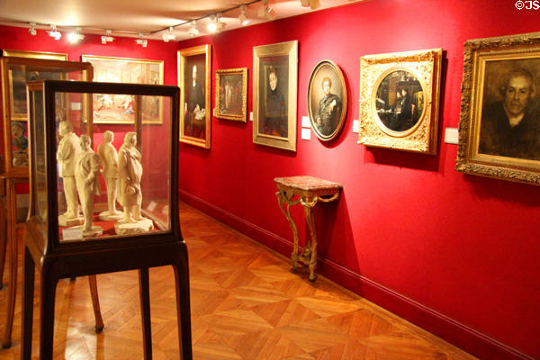Art gallery at Carnavalet Museum. Paris, France.
