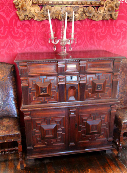 Chest (18thC) which belonged to Hugo at Maison de Victor Hugo. Paris, France.