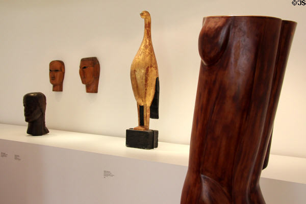 Works by Ossip Zadkine at Museum Zadkine. Paris, France.