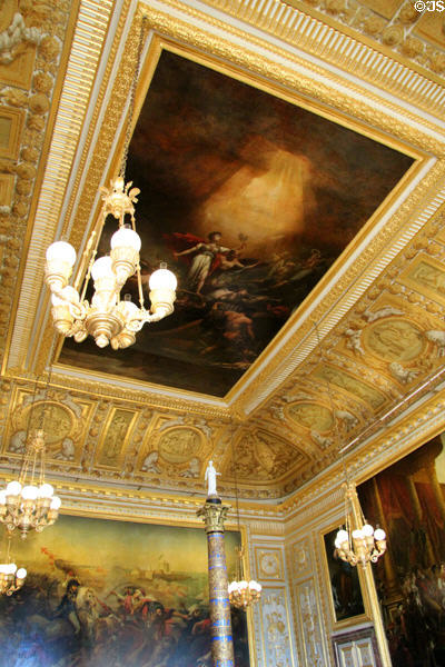 Grand Hall of Guards at Versailles Palace. Versailles, France.