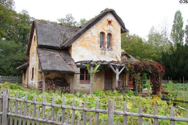 Gardener's house (1784) at Marie Antoinette farm. Versailles, France. Architect: Richard Mique.