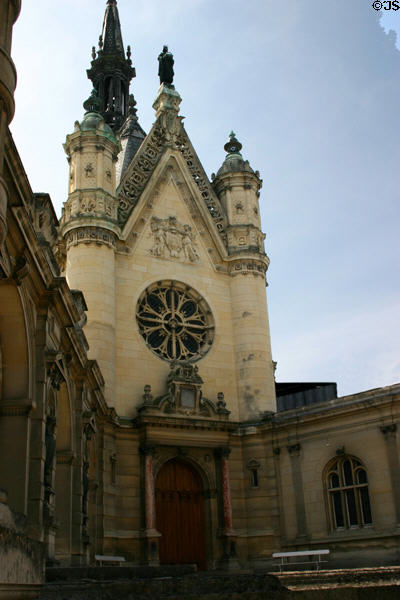 Chapel at Château de Chantilly. Chantilly, France.