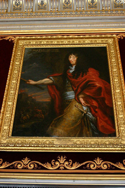 Louis II de Bourbon-Condé portrait at Château de Chantilly. Chantilly, France.