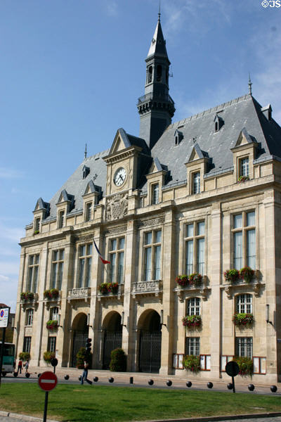 City Hall on Place du Caquet. St Denis, France.