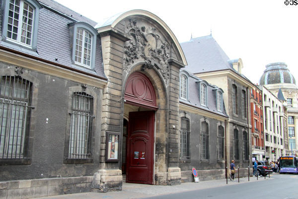 Museum of Fine Arts (8 Rue Chanzy) located in former abbey of St-Denis (c1730). Reims, France.