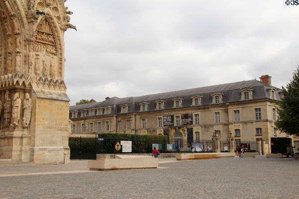 Tau Palace Museum of Medieval art next to Reims Cathedral. Reims, France.
