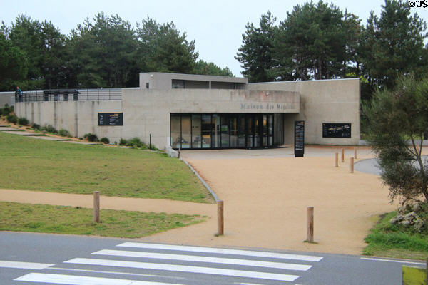 Visitors center for Carnac menhirs site. Carnac, France.