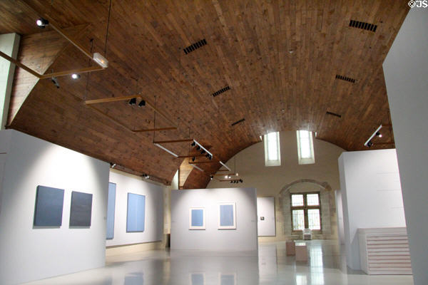 Modern display gallery at Vannes Museum of Beaux Arts. Vannes, France.