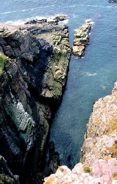 Rocky coast at Cap Fréhel. France.