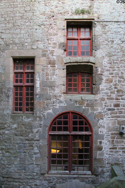 Courtyard of St Malo Museum. St Malo, France.