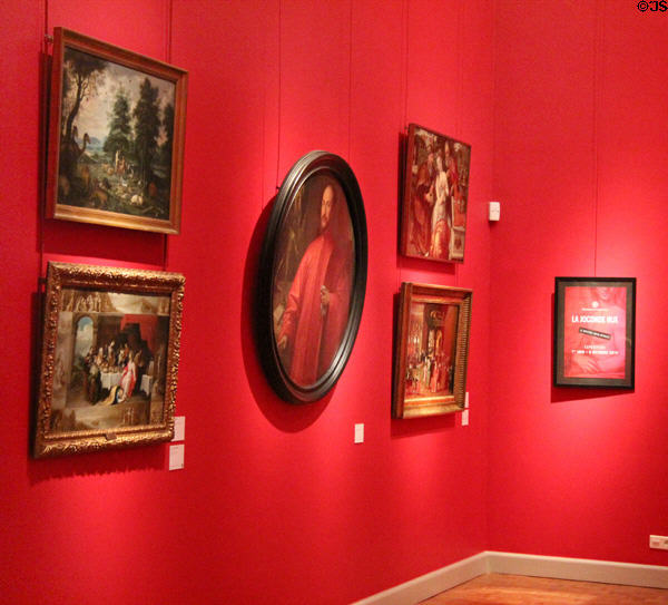 Gallery at Museum of Fine Arts of Rennes. Rennes, France.
