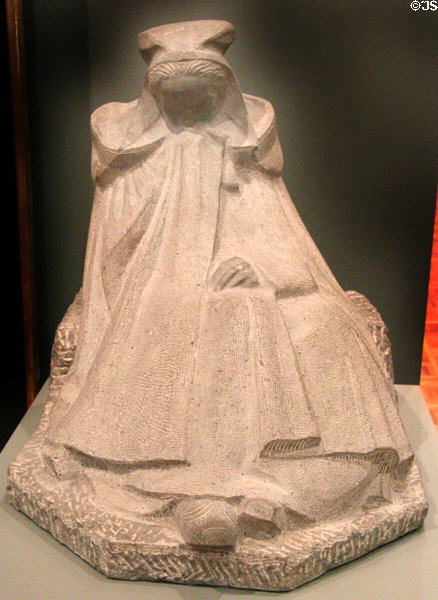 Pain sculpture model (1921) by Francis Renaud at Museum of Fine Arts of Rennes. Rennes, France.