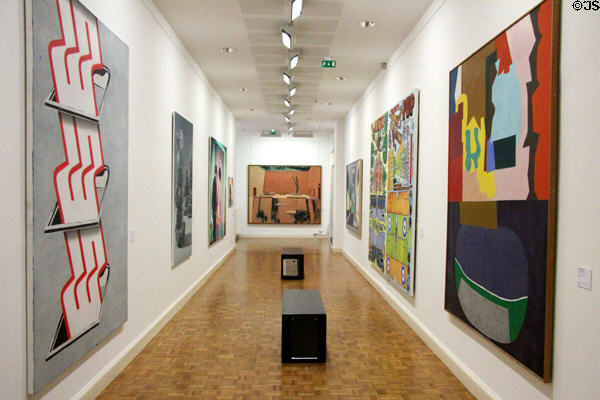 Modern art gallery at Museum of Fine Arts of Rennes. Rennes, France.