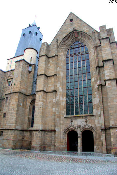 St Germain Church (15th-16C). Rennes, France. Style: Flamboyant.