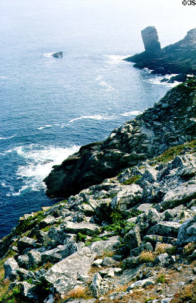 Rocks & water. Pointe du Raz, France.