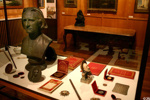 Gallery of Dieppe artists at Dieppe Castle Museum. Dieppe, France.
