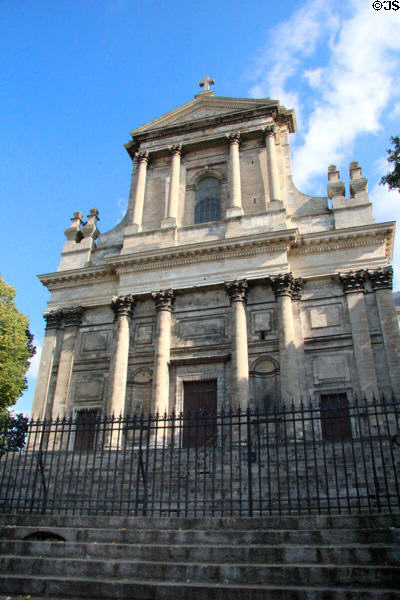 Arras Cathedral, originally church of abbey of St-Vaast (started 1774 & completed 1804-33 & rebuilt after destruction of WWI). Arras, France.