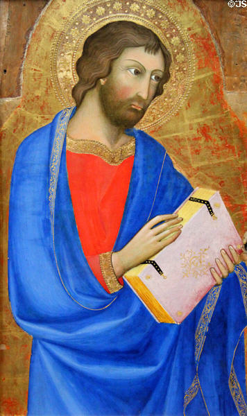 St James Minor painting (14th or 15thC) attrib. Andrea di Bartolo of Siena at Caen Museum of Fine Arts. Caen, France.
