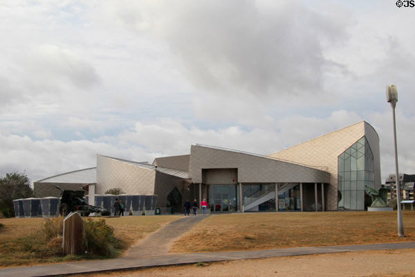Juno Beach Centre (2003) memorial to Canadian D-Day troops. Courseulles-sur-Mer, France. Architect: Brian K. Chamberlain.