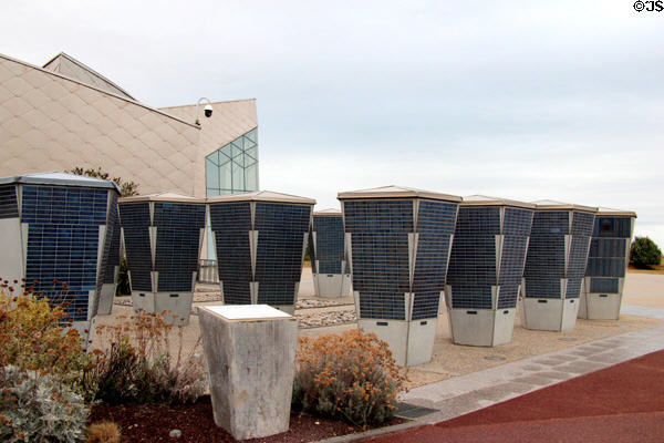 Names of 14,000 Canadians who landed on D-Day of which 359 lost their lives & 700 were wounded at Juno Beach Centre. Courseulles-sur-Mer, France.