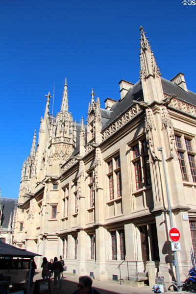 Court of Appeals wing (1841) of former Parliament of Normandy & Courthouse. Rouen, France.