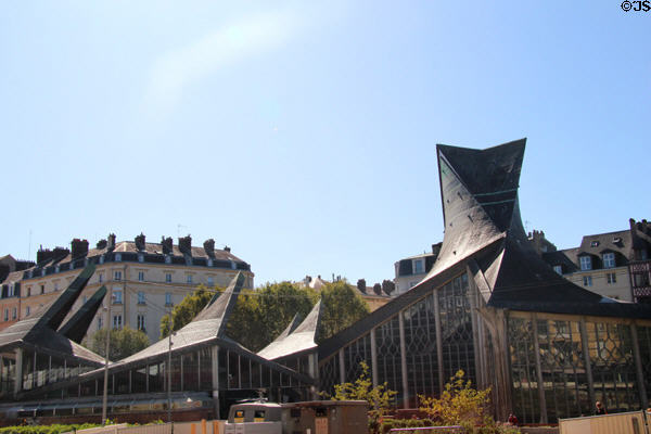 St Joan of Arc Church (Église Sainte-Jeanne-d'Arc) (1979) on site where Joan of Arc was burned at stake. Rouen, France. Architect: Louis Arretche.