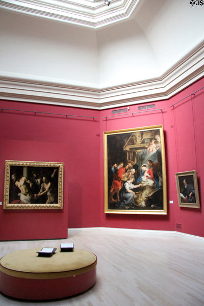 Gallery at Rouen Museum of Fine Arts. Rouen, France.