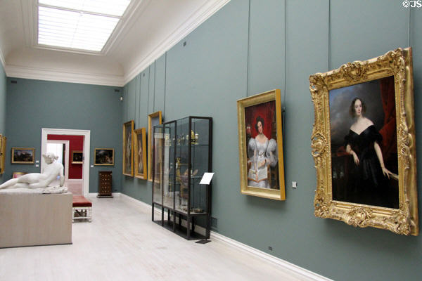 Gallery sat Rouen Museum of Fine Arts. Rouen, France.
