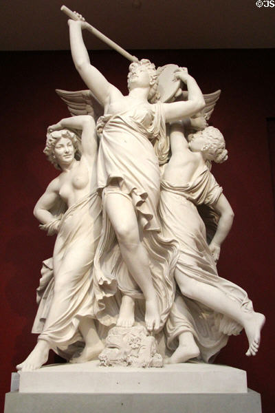 La Danse statue (1869-72) by Charles-Alphonse-Achille Gumery at Angers Fine Arts Museum. Angers, France.