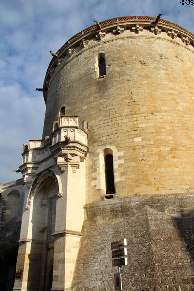 Tour Heurtault of Chateau Royal of Amboise. Amboise, France.