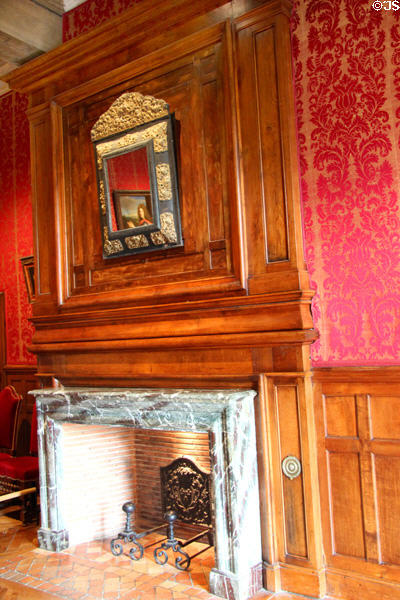 Antechamber to King's Chamber at Château d'Azay-le-Rideau. Azay-le-Rideau, France.